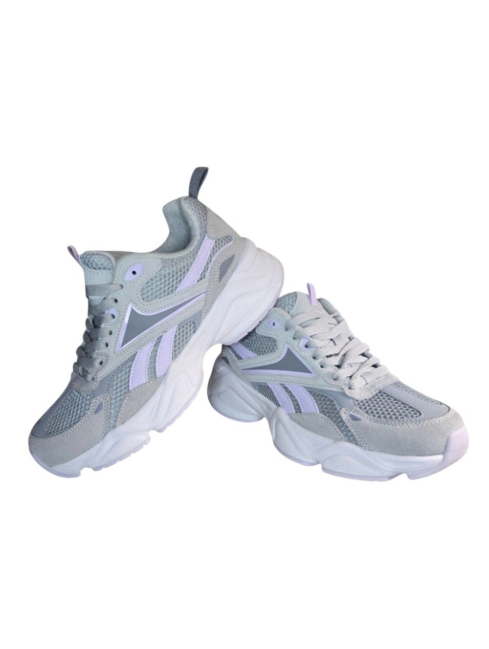 Reebok Royal Charge Sneakers in Grey, Purple, Size: 10  Women's NEW!
